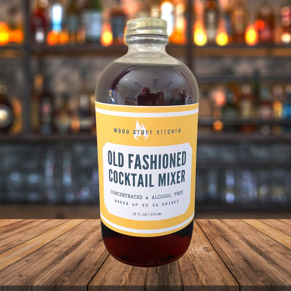 Old Fashioned Craft Cocktail Syrup 16oz Happy DSM