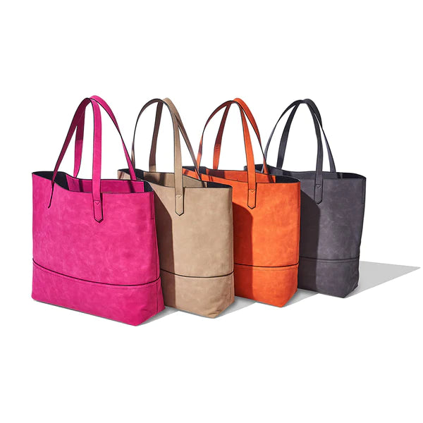 Oprah Says This $48 Faux Suede Tote Bag Is “Just the Right Size”